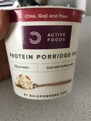 Protein Porridge Pot , Chia, Goji and Pear