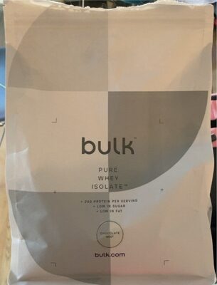 Pure whey isolate chocolate mint