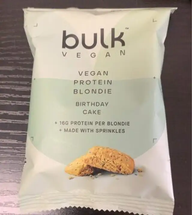 Vegan protein blondie