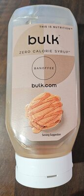 Sirop zéro calorie Banoffee