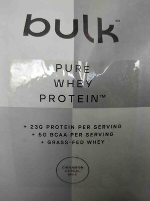 Protein, Whey, Cinnamon Cereal Milk
