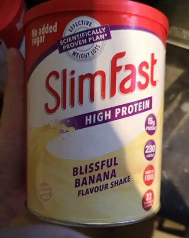 Slim-fast Blissful Banana Shake front packaging