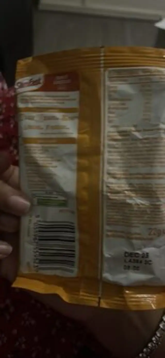 BAKED CHEDDAR FLAVOUR BITES nutrition facts table