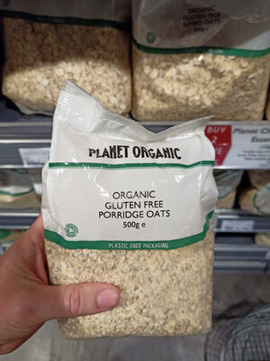 planet organic gluten free porridge organic oats