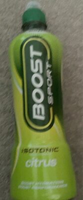 Boost citrus front packaging