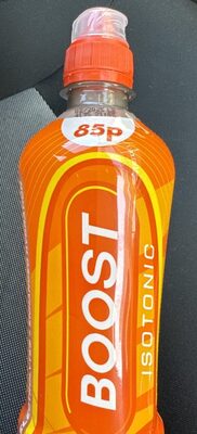 Boost sport orange front packaging