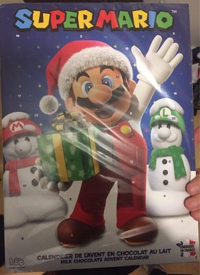 Super Mario 65 G Suklaajoulukalenteri front packaging