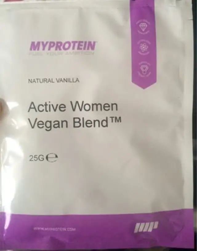 Active Women Vegan Blend, Natural Vanilla front packaging