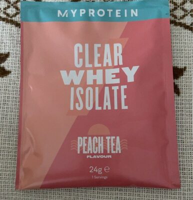 Clear Whey Isolate Peach Tea