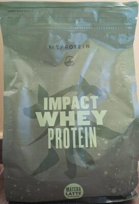 Impact whey protein matcha latte