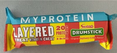 Protein bar front packaging