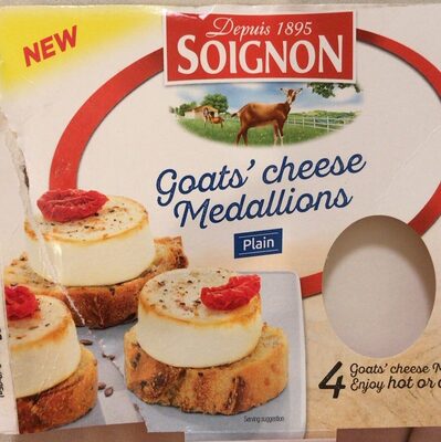 Goat cheese medallions front packaging