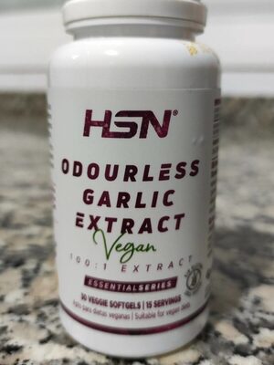 Odourless garlic extract