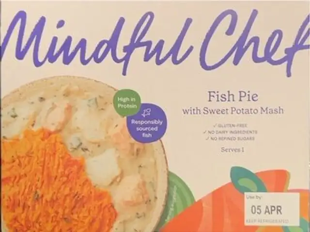 Fish Pie with Sweet Potato Mash