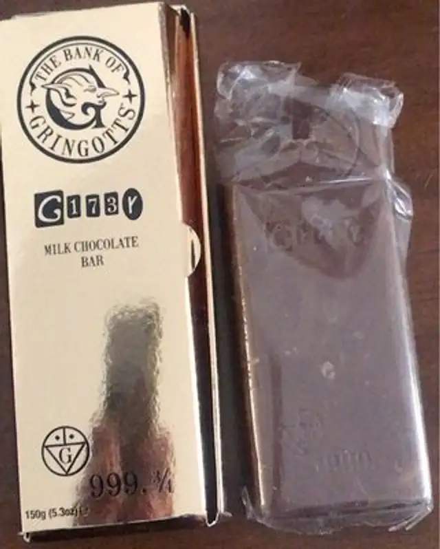 Milk chocolate bar Gringott