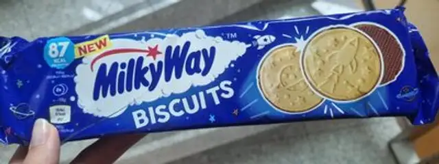 Milkyway biscuits front packaging