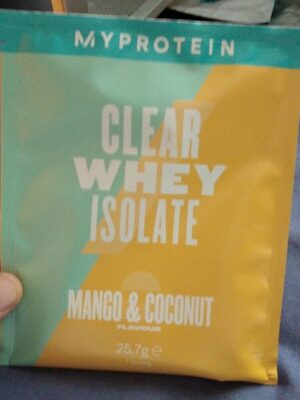 Clear whey isolate