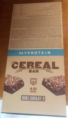 Cereal bar double chocolate