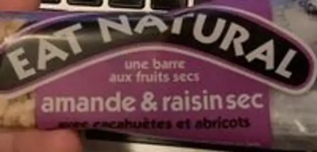 Une barre aux fruit secs