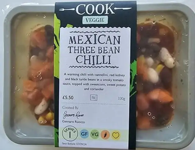 Mexican Three Bean Chilli front packaging