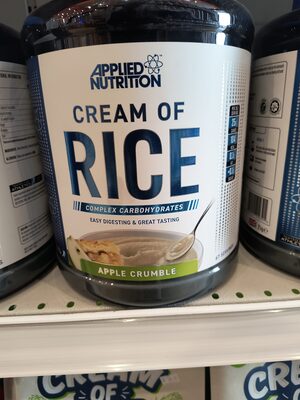Applied nutrition cream of rice 2kg apple crumble