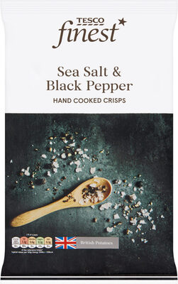 Finest Sea Salt And Black Pepper Crisps