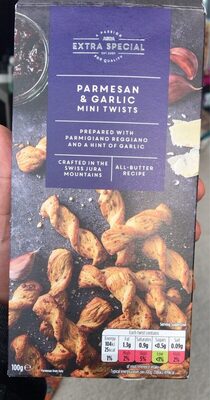 Parmesan & garlic mini twist