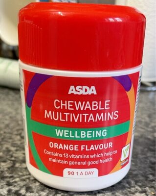 chewable multivitamins - orange flavour