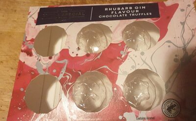 Rhubarb Gin Flavour Truffles