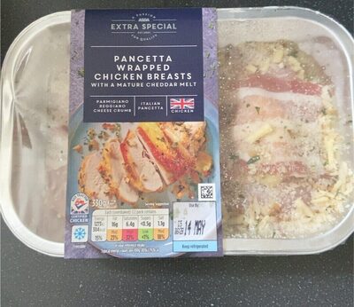 Pancetta wrapped chicken breast