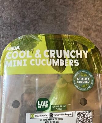Cool and crunchy mini cucumbers