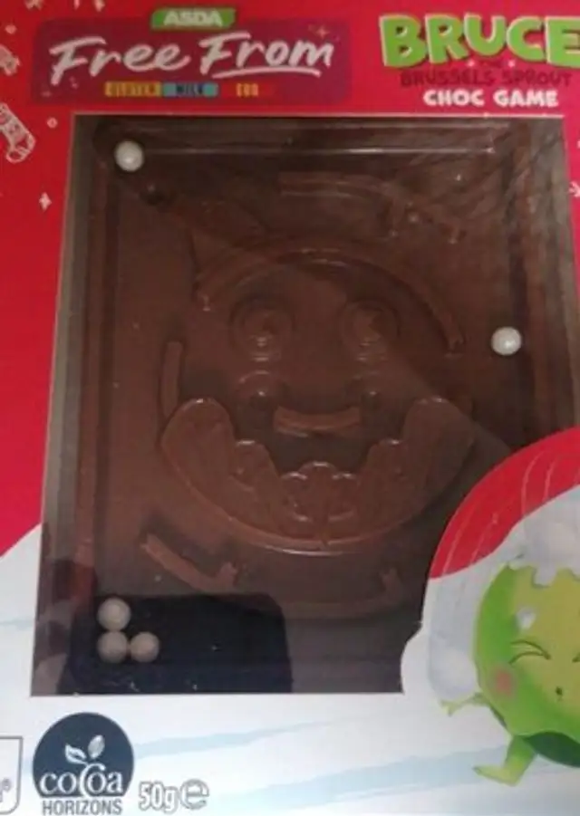 Free from Bruce choc game front packaging