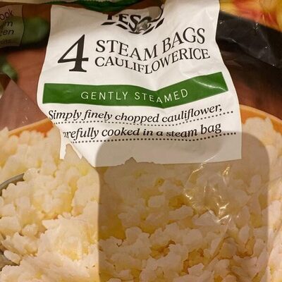 Steamed  cawliflower rice