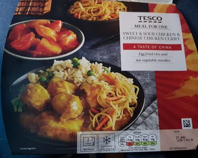 Sweet and sour chicken and Chinese chicken curry