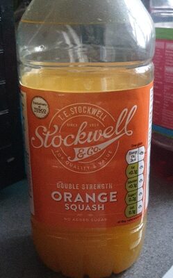 Double strength orange squash