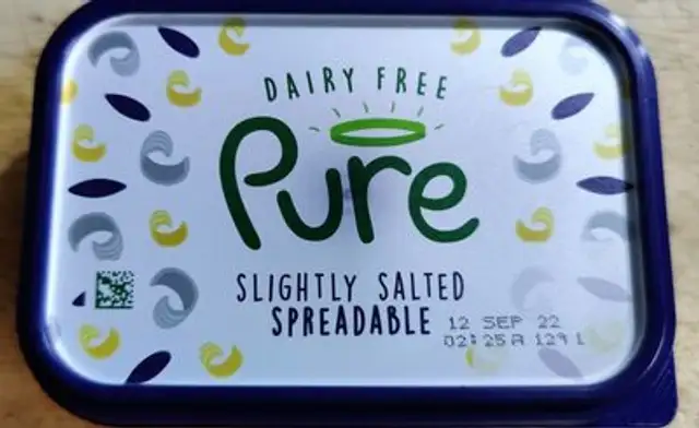 Dairy Free slightly salted spreadable