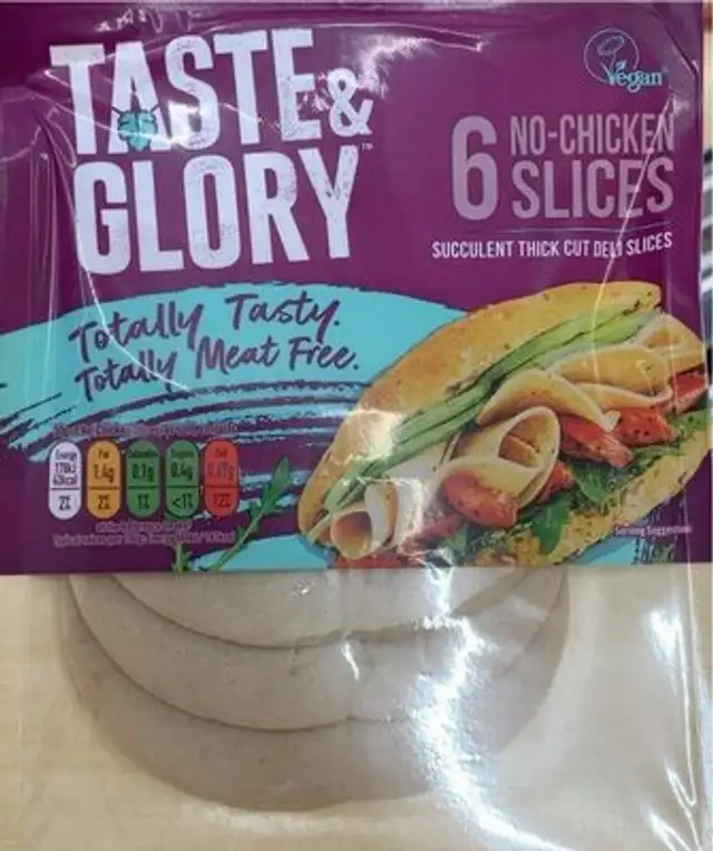 6 No-chicken slices