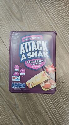 Attack a snack pepperoni and cheese