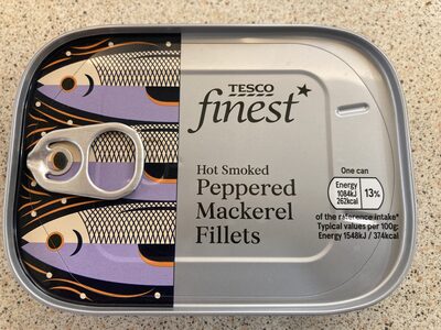 Finest Hot smoked Peppered Mackerel Fillets