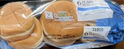 Plain burger buns