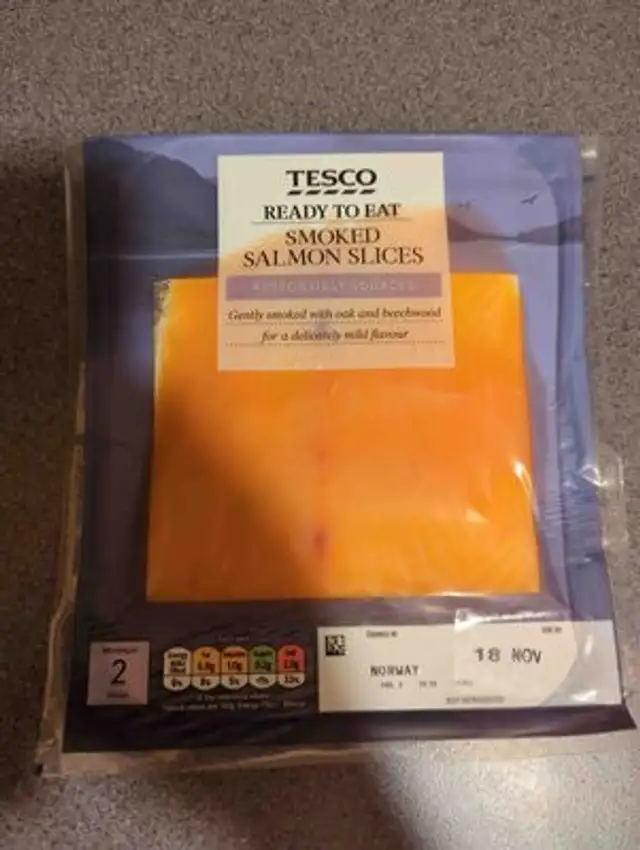Smoked Salmon Slices front packaging