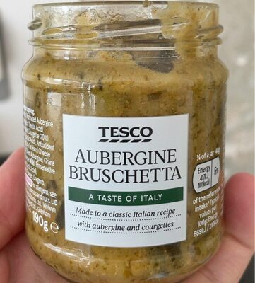 Aubergine bruschetta