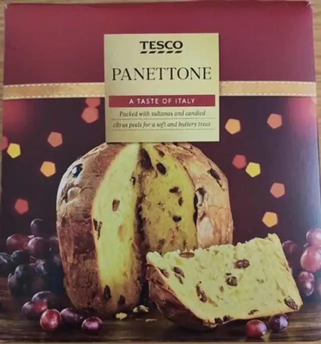 Panettone front packaging