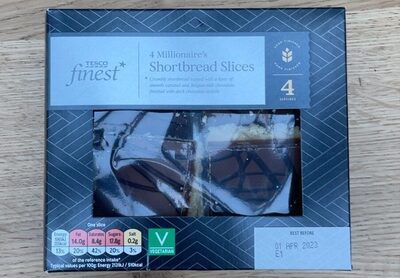 4 Millionaire’s shortbread slices