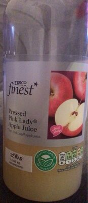 Pink lady apple juice