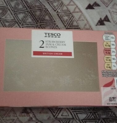 Strawberry Jam and Cream Scones