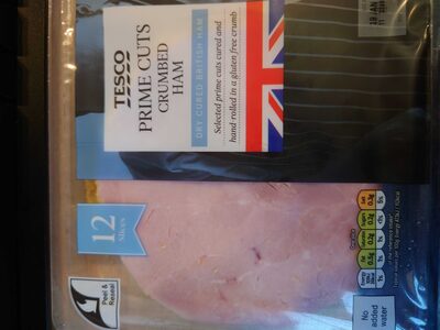 Crumbed ham front packaging