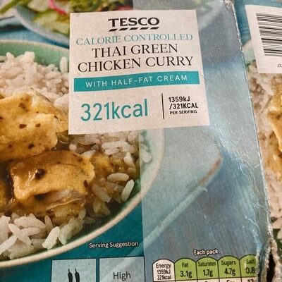 Thai green chicken curry