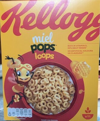 Miel pops loops front packaging