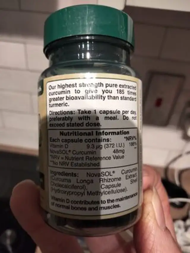 cur cumin ingredients label
